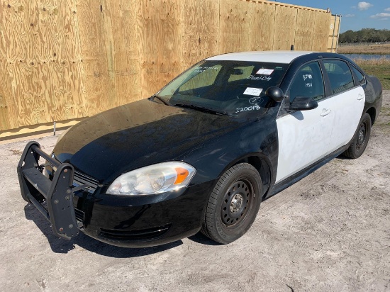 2010 Chevrolet Impala 4 Door Police Cruiser