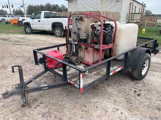 Heated Pressure Washer Trailer System