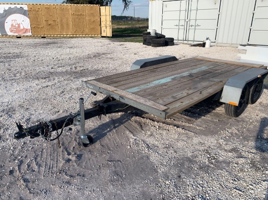 12' Tilt Deck T/A Trailer