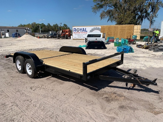 Tandem Axle Flatbed Utility Trailer