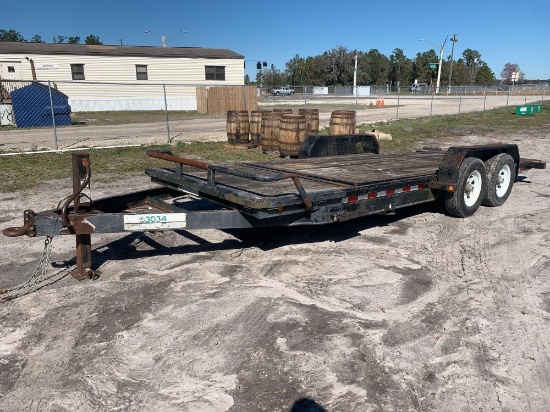 2008 T/A Tilt Deck Equipment Trailer