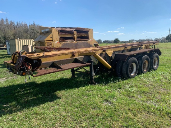 Tri-Axle Roll Off Container Trailer