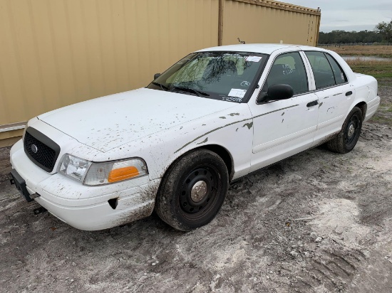 2008 Ford Crown Victoria 4 Door Police Cruiser