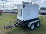 2002 Tradewinds 40kW TP40E T/A Generator Trailer