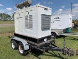 2002 Tradewinds TP40E 40kW T/A Generator Trailer