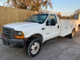 2000 Ford F-550 4x4 5,000lb Crane Service Truck