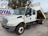 2010 International 4300V Crew Cab Dump Truck