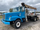 1993 Volvo White GMC 20,000lb T/A Boom Crane Truck