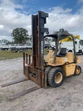 Caterpillar V80E 8,000lb Straight Mast Forklift