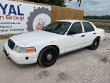 2007 Ford Crown Victoria 4 Door Police Cruiser