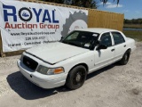 2011 Ford Crown Victoria 4 Door Police Cruiser