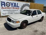 2011 Ford Crown Victoria 4 Door Police Cruiser