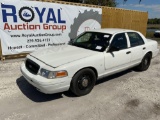 2011 Ford Crown Victoria 4 Door Police Cruiser