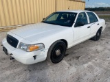 2008 Ford Crown Victoria 4 Door Police Cruiser