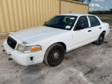 2008 Ford Crown Victoria 4 Door Police Cruiser