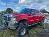 2004 Ford F-350 4x4 Lifted Crew Cab Pickup Truck