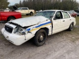 2010 Ford Crown Vic Wrecked Police Cruiser
