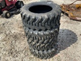 4 Unused 10-16.5 Skid Steer Loader Tires