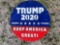 Trump 2020 Metal Sign