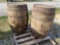 2 Whiskey Barrels