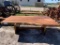 Teak Wood Table with 2 Bench Row Seats