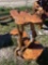 Teak Wood End Table Plant Stand