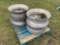 4 Commercial Truck Wheels