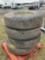 4 Used Commercial Truck Tires