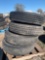 4 Used Commercial Truck Tires