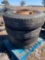 4 Used Commercial Truck Tires