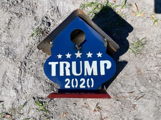 Trump Metal Birdhouse