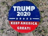 Trump 2020 Metal Sign