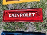 Chevrolet Tailgate Metal Sign