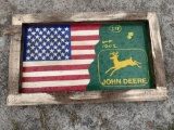 John Deere American Flag Decor