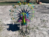 Peacock Metal Yard Decor