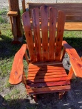 Amish Built Red Cedar Glider