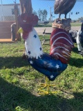 Metal Rooster Decor