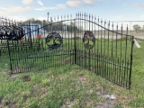 Tree of Life 16FT Powder Coated Estate Gates with Posts