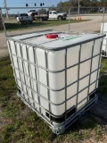 Skid Mounted Poly Tank with Cage