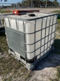 Skid Mounted Poly Tank with Cage