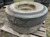2 Used Commercial Truck Tires