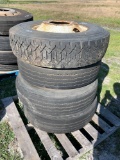 4 Used Commercial Tires