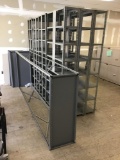 5 Sections Metal Shelving (Some Sections Bolted, 7 Sections Loose)