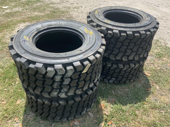 4 Unused 33X15.5-16.5 Loader Tires
