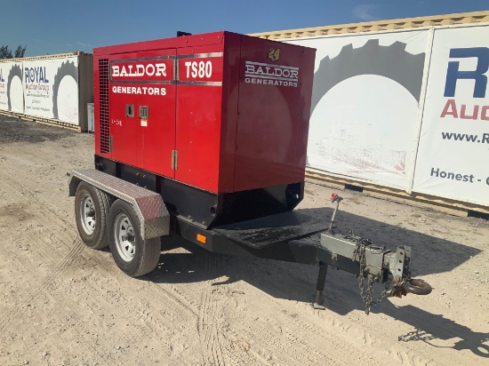 Baldor TS80 80KVA 65KW Portable Generator