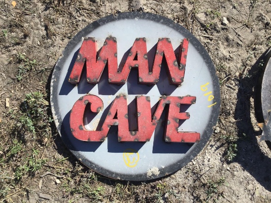 Man Cave Metal Sign Decor