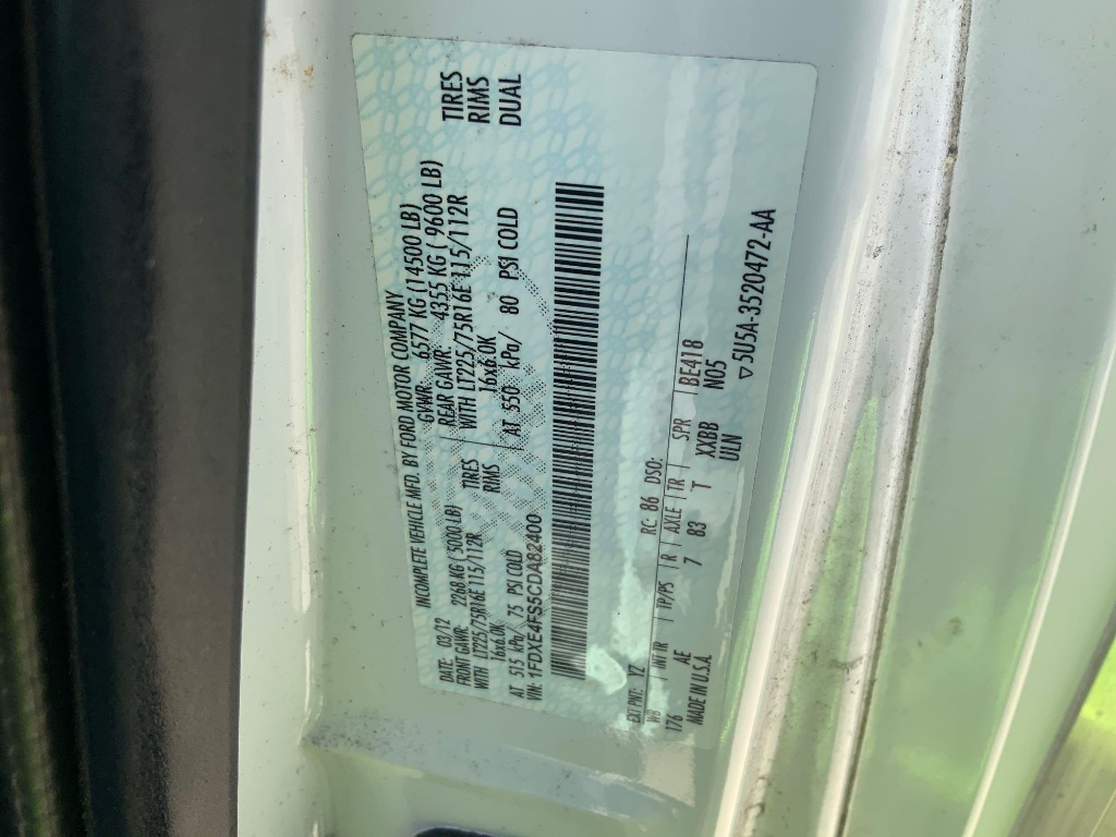 2012 Ford E-450 Sewer Viewer Truck | Commercial Trucks Hauling & Transport  Trucks Box Trucks | Online Auctions | Proxibid
