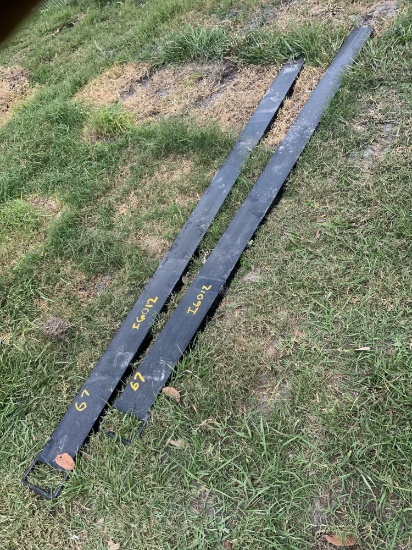 Pair of 2 Unused 8ft Pallet Fork Extensions