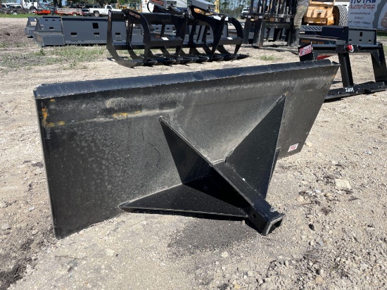 Unused Skid Steer Hitch Plate Trailer Mover Attachment