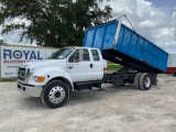 2004 Ford F-650 Ext. Cab Dump Truck